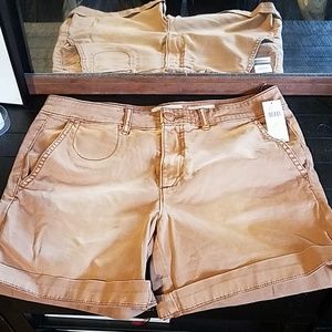 ♥️♥️NEVER WORN♡♡ TAN ANTHROPOLOGY SHORT